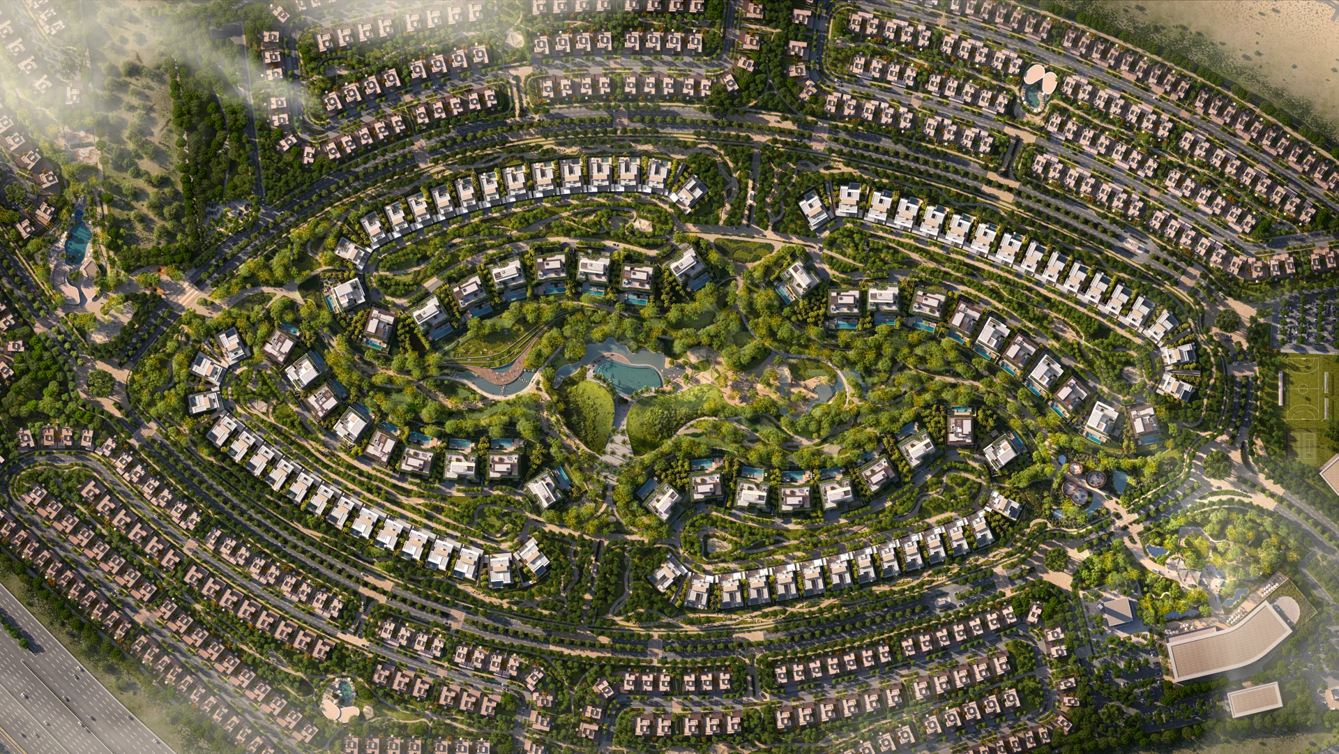 The Wilds community — architectural illustration