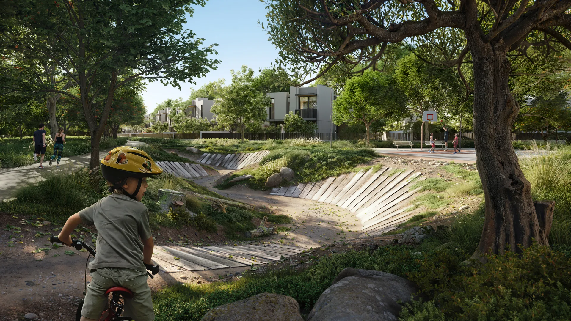 The Wilds gardens — architectural illustration