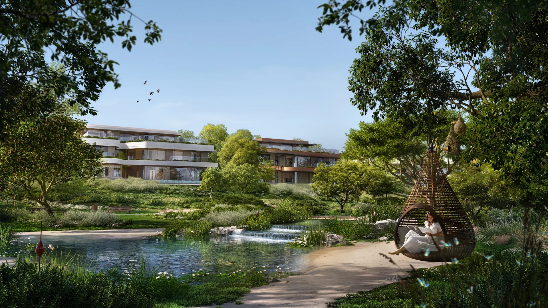 The Wilds trails — architectural illustration